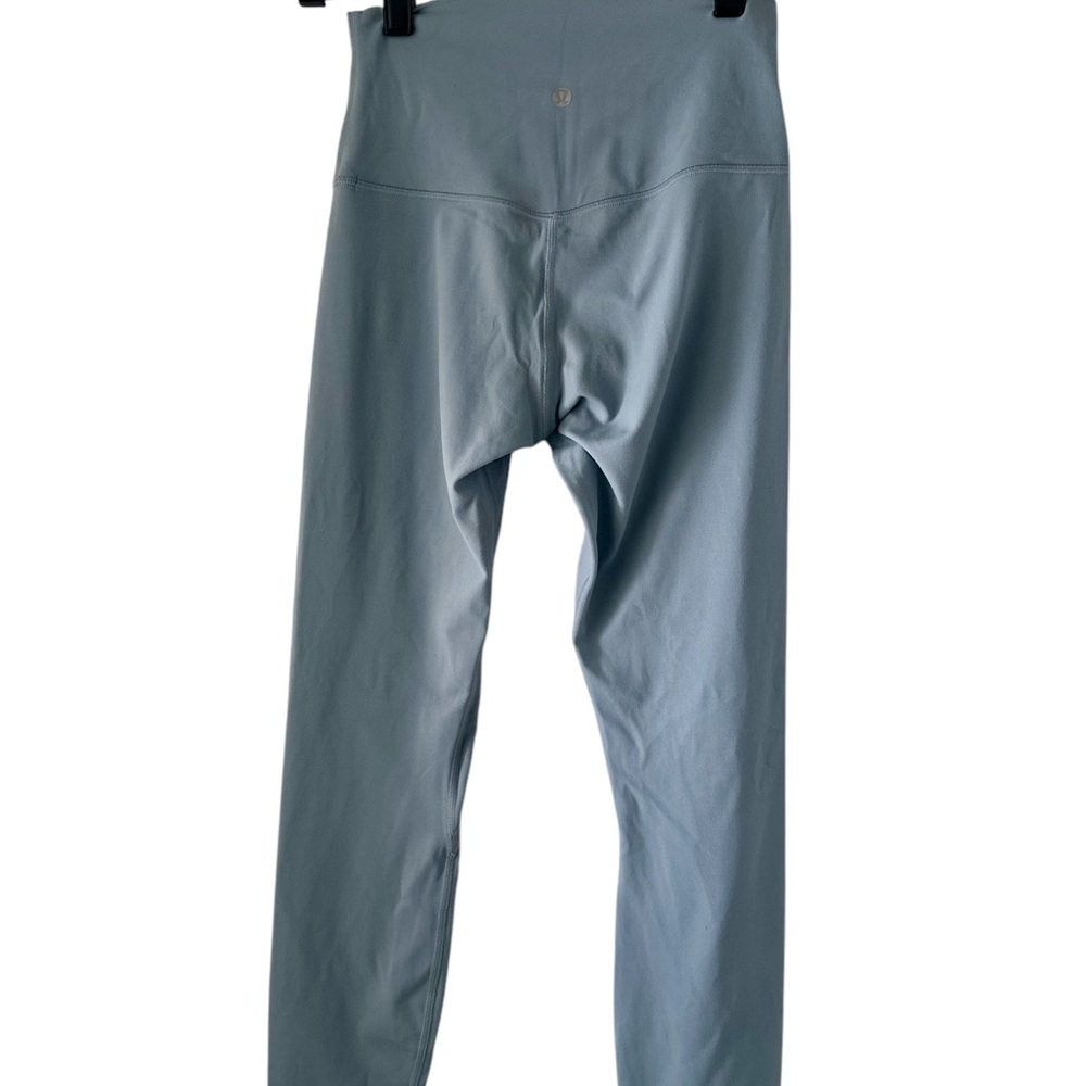 Lululemon High-Waisted Leggings - Pwbe Powder Blue Size 4 - Picture 7 of 13
